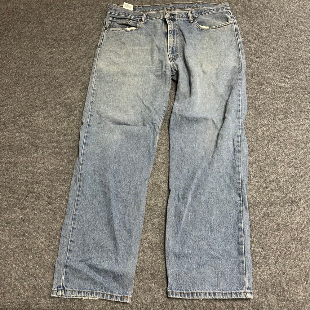 Levi's Jeans Mens Size 40 Blue 550 Relaxed Fit Tapered Leg Light Wash Denim